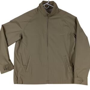 Walls Vintage Bomber Style Work Jacket Mens 2XL Tan Lined Mock Neck Workwear